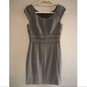 White House Black Market Grey Knit Dress